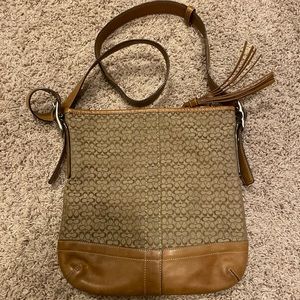 Leather Coach Crossbody Purse